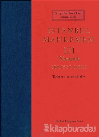 İstanbul Mahkemesi - 121 Numaraları Şer'iyye Sicili