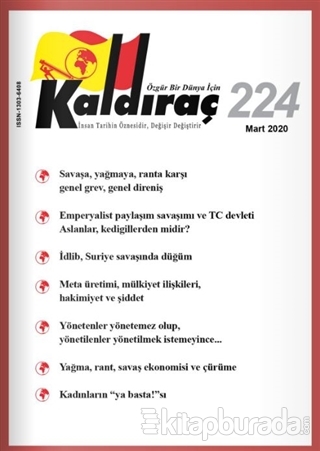 Kaldıraç Dergisi Sayı: 224 Mart 2020 Kolektif