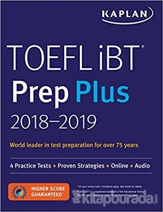 Kaplan TOEFL IBT Prep Plus 2018-2019 (2 Kitap)