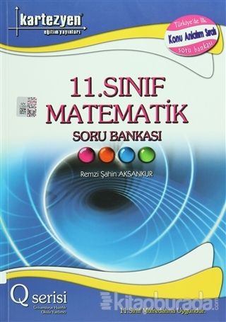 Kartezyen 11. Sınıf Matematik Soru Bankası (Q Serisi)
