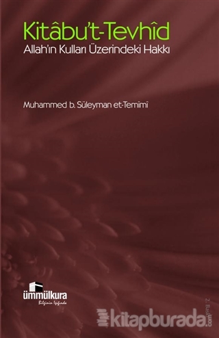 Kitabu't-Tevhid Muhammed b. Süleyman et-Temimi