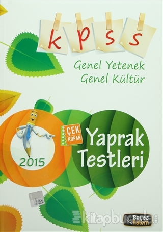 KPSS 2015 Genel Yetenek Genel Kültür Çek Kopar Yaprak Testleri