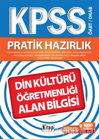 KPSS ÖABT / DKAB Pratik Hazırlık Din Kültürü ve Ahlak Bilgisi Öğretmenliği Alan Bilgisi