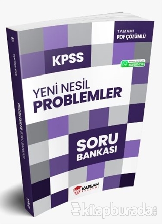 KPSS Tamamı PDF Çözümlü Yeni Nesil Problemler Soru Bankası