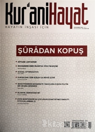 Kur'ani Hayat Dergisi Şuradan Kopuş Ocak-Şubat 2020 69. Sayı Kolektif