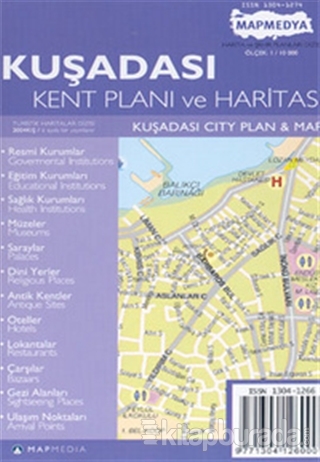 Kuşadası Kent Planı ve Haritası Kuşadası City Plan & Map