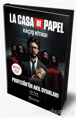 La Casa De Papel Kaçış Kitabı - Profesör'ün Akıl Oyunları (Ciltli) (Maske Hediyeli)