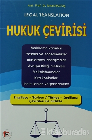 Hukuk Çevirisi (Türkçe-İngilizce) %15 indirimli İsmail Boztaş