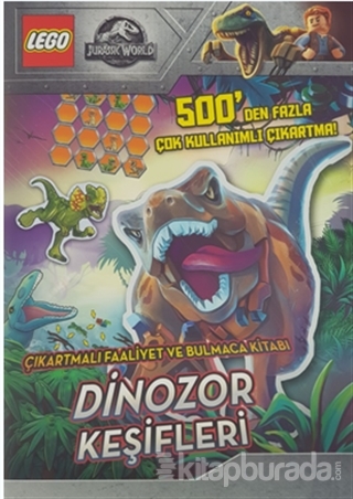 Lego Jurassic World Çıkartmalı Faaliyet ve Bulmaca Kitabı - Dinozor Ke