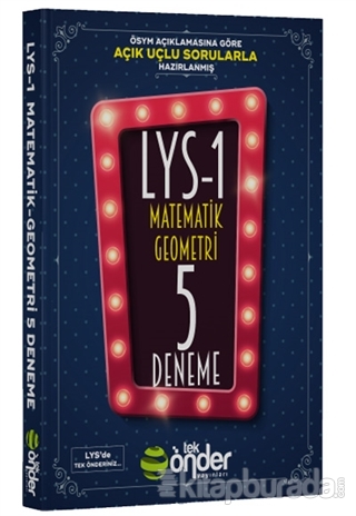 LYS 1 Matematik ve Geometri 5 Deneme Sınavı