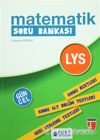 LYS Matematik Soru Bankası %35 indirimli Süleyman Ertekin