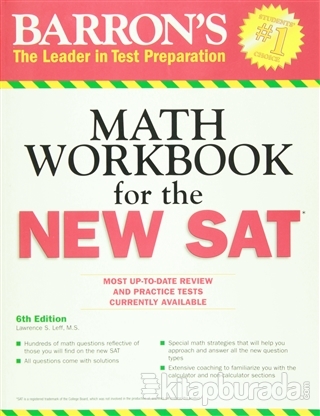 Math Workbook for the New Sat Lawrence S. Leff
