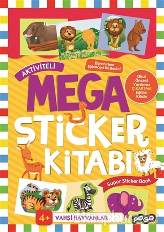 Mega Sticker - Vahşi Hayvanlar