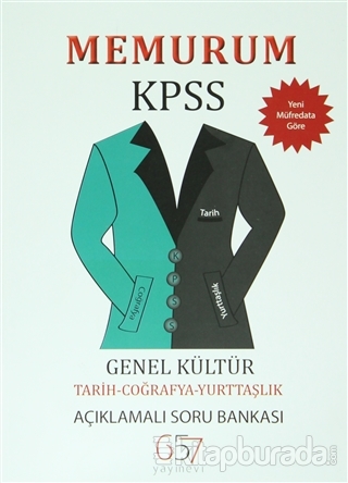 Memurum KPSS Genel Kültür Tarih-Coğrafya-Yurttaşlık Açıklamalı Soru Bankası