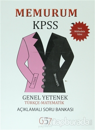 Memurum KPSS Genel Yetenek Türkçe-Matematik Açıklamalı Soru Bankası
