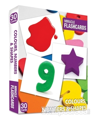 Miracle Flashcards - Colours,Numbers &Shapes Kolektif