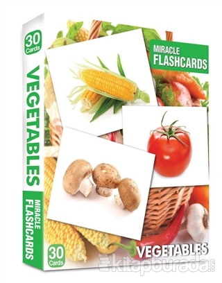 Miracle Flashcards - Vegetables Box 30 Cards