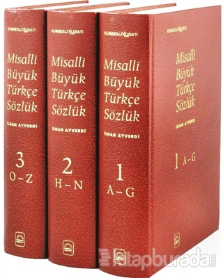 Misalli Büyük Türkçe Sözlük - 3 Cilt Takım (Ciltli)