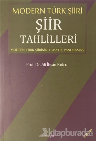 Modern Türk Şiiri 1 Şiir Tahlilleri