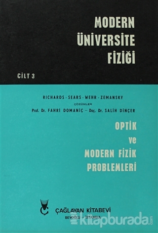 Modern Üniversite Fiziği Cilt: 3 Francis W. Sears