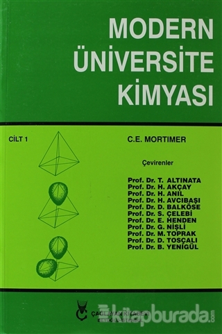 Modern Üniversite Kimyası Cilt 1