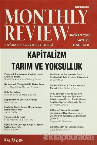 Monthly Review Bağımsız Sosyalist Dergi Sayı: 23 / Haziran 2010 Kolekt