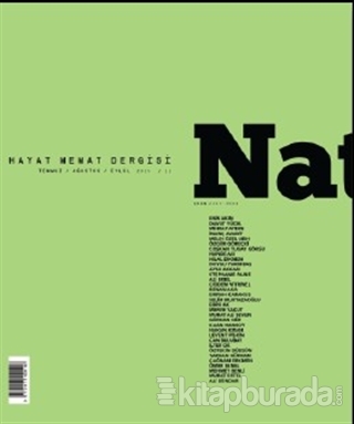 Natama Hayat Memat Dergisi Sayı : 11 Temmuz-Ağustos-Eylül 2015