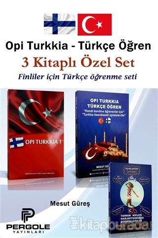 Opi Turkkia - Türkçe Öğren 3 Kitaplı Özel Set Mesut Güreş