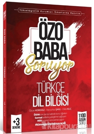 Özo Baba Soruyor Türkçe Dil Bilgisi +3 Deneme