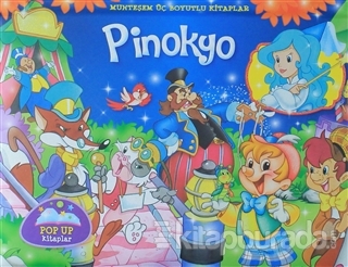 Pinokyo - Muhteşem Üç Boyutlu Kitaplar (Ciltli)