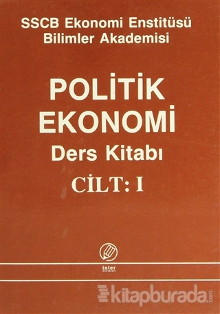 Politik Ekonomi Ders Kitabı Cilt:1
