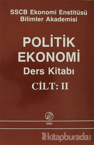 Politik Ekonomi Ders Kitabı Cilt: 2 Kolektif