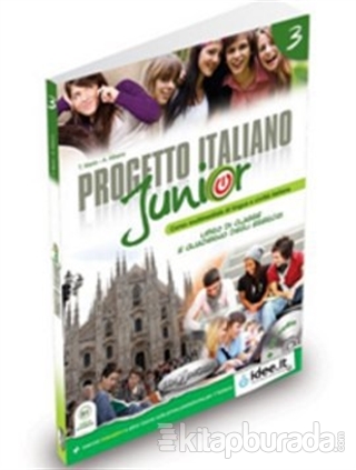Progetto Italiano Junior 3 (Ders Kitabı ve Çalışma Kitabı+CD) İtalyanc