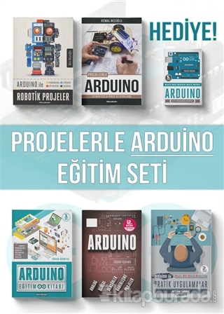 Projelerle Arduino Eğitim Seti (6 Kitap) Akın Akçaoğlu