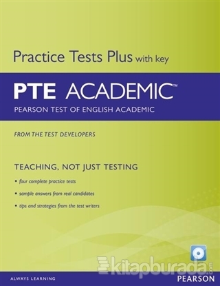 Pte Academic Pratice Tests Plus Wıth Key & Cd-Rom %15 indirimli Kate C