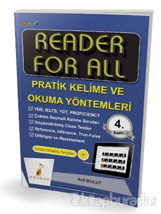 Reader For All Pratik Kelime ve Okuma Yöntemleri %15 indirimli Arif Bu