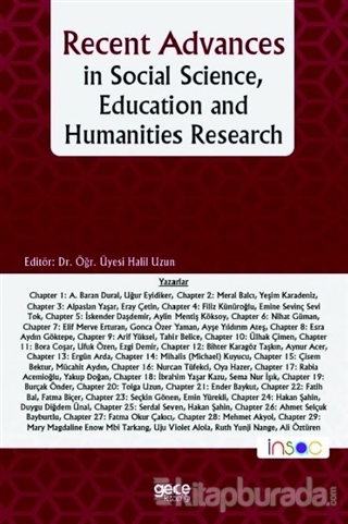 Recent Advances in Social Science, Education and Humanities Research A
