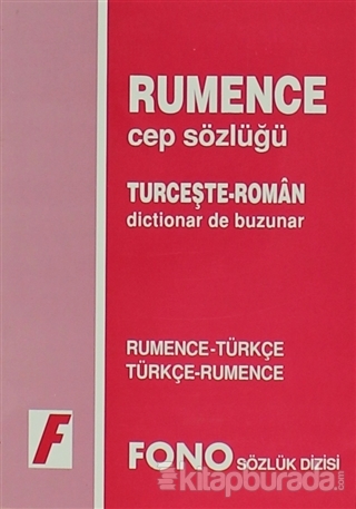 Rumence / Türkçe - Türkçe / Rumence Cep Sözlüğü