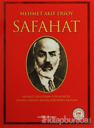 Safahat %20 indirimli Mehmed Âkif Ersoy