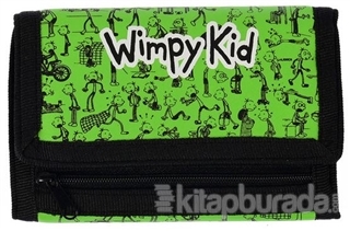 Saftirik - Wimpy Kid Baskılı Cüzdan - Yeşil