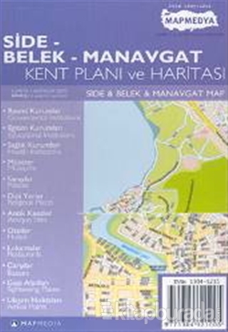 Side - Belek - Manavgat Kent Planı ve Haritası Side & Belek & Manavgat Map