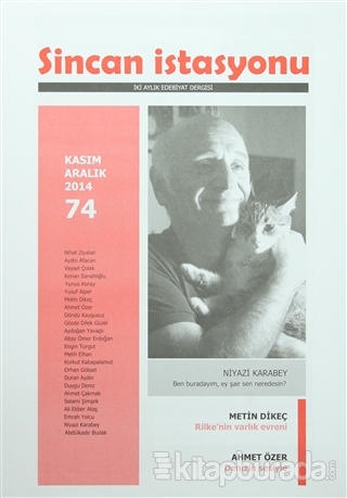 Sincan İstasyonu İki Aylık Edebiyat Dergisi Sayı: 74 Kasım - Aralık Ko