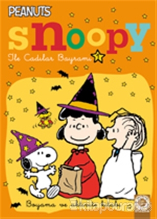 Snoopy İle Cadılar Bayramı 1 - Boyama ve Aktivite Kitabı