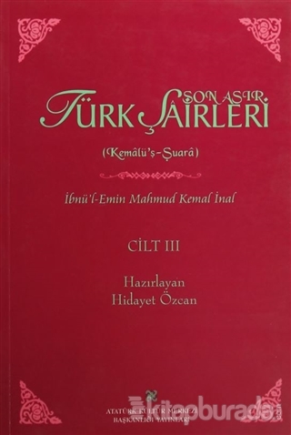 Son Asır Türk Şairleri - Cilt 3 (Ciltli)