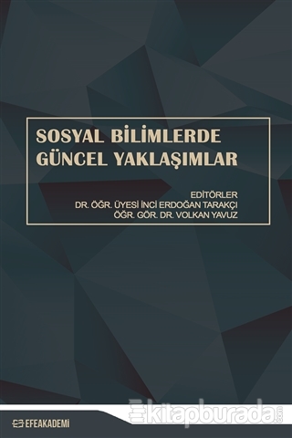 Sosyal Bilimlerde Güncel Yaklaşımlar İnci Erdoğan