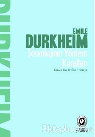 Sosyolojinin Yöntem Kuralları Emile Durkheim