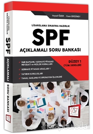 2017 SPF Açıklamalı Soru Bankası Düzey 1 (Tüm Dersler) Veysel Özer