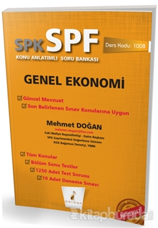 SPK - SPF Genel Ekonomi Konu Anlatımlı Soru Bankası