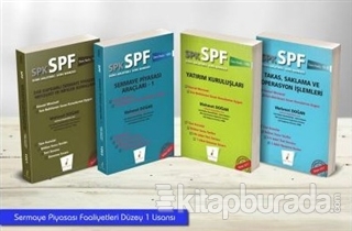 SPK - SPF Sermaye Piyasası Faaliyetleri Düzey 1 Lisansı Seti (4 Kitap 