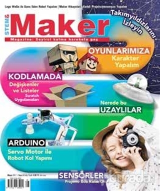 Stem - Maker Magazine Dergisi Sayı : 8 Mayıs 2017